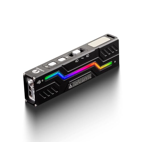 LUMINTOP MoonBox 3.0 1200LM 113M Reichweite Multifunktionale Intelligente Flache EDC Taschenlampe für Wandern Camping Outdoor Notfall