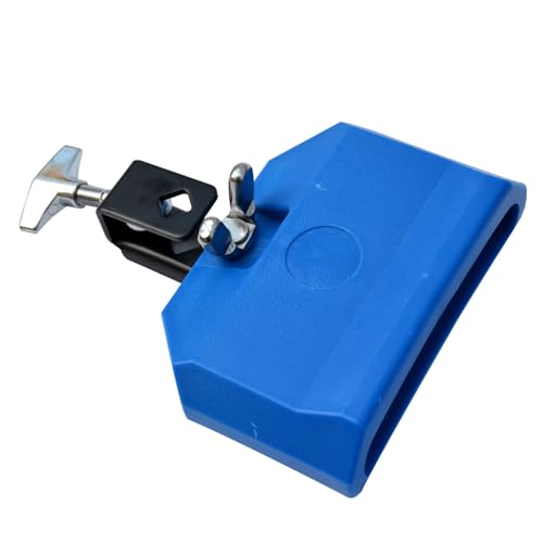 Plastic Musical Jam Block, Latin Percussion Instrument, Blue，Hand Percussion (Blue)