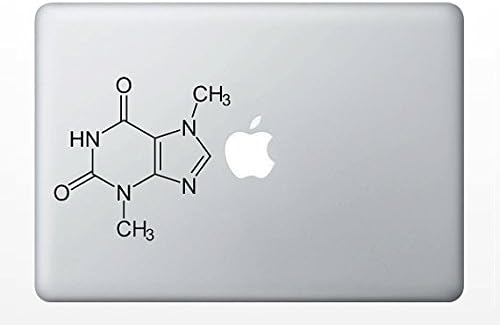 Chocolate Molecule Laptop Decal- Macbook Ipad Computer- Chemical Structure - Theobromine