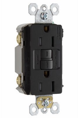 1597TRCC4 15A44; 120V Self Testing GFCI Receptacle44; Brown