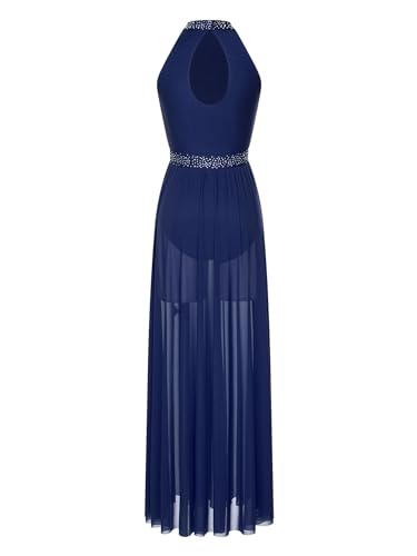 Robe de danse latine fluide avec maintien optimal pour gala