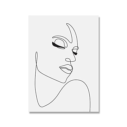 Impression d'art abstrait femme sexy peinture moderne décorative 40x60