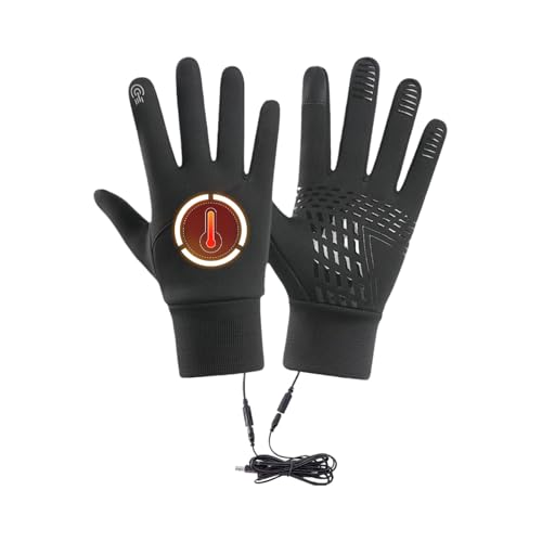 Sucritude Guantes Calefactables para Hombre - Manoplas Térmicas Impermeables para Calentar Manos - Mitones Impermeables para Adultos y Mayores en Conducción Ciclismo Senderismo Camping Mensajería