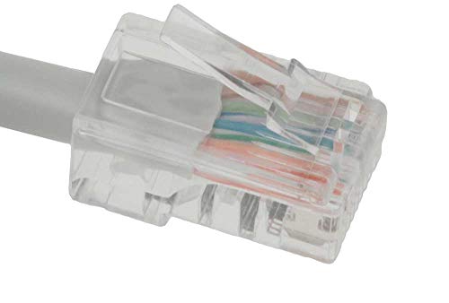 Cable de red Ethernet UTP Cat 5E 6ft gris miniatura 2