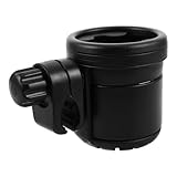 Montage facile : montage ou démontage rapide et simple du porte-gobelet pliable, offrant une flexibilité pour divers chariots de courses, poussettes ou véhicules d'assistance, porte-gobelet pour poussette, porte-gobelet pour accessoires de marcheur