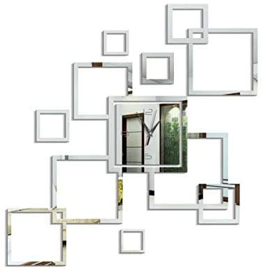Miroir acrylique hexagone autocollant amovible pour décorer sans abîmer le mur