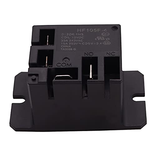 Smseace Small High-Power Relay, 12Vdc, Spst, 4-Pin 30A, Intended For Atwood 93849 Water Heater Relay Rv Parts Replacement Relay.hf105F-4-12V #TOP3