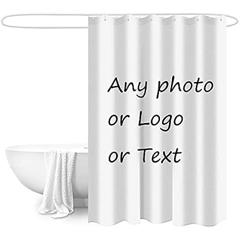 LEECUM Custom Photo Shower Curtain Cover