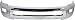 Crash Parts Plus Chrome Steel Front Bumper for Dodge Ram 2500, Ram 3500, Ram 2500, 3500 CH1002390