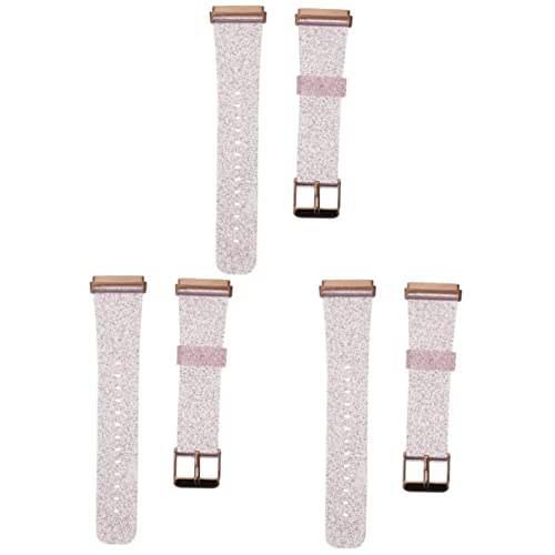 Bracelet de montre silicone pailleté Uonlytech, l'accessoire élégant des soirées