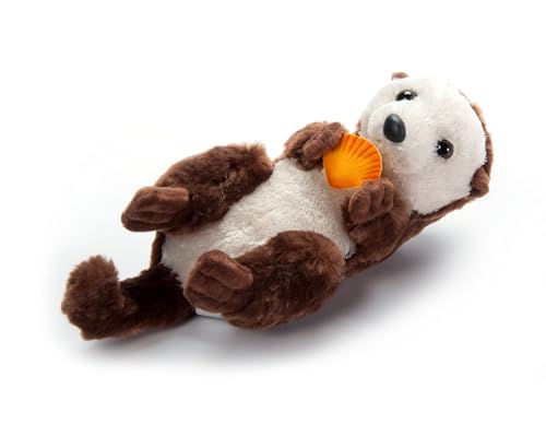 The Petting Zoo Sea Otter Stuffed Animal Plushie, Gifts for Kids, Scoopz Sealife Animals, Otter Plush Toy 8 Inches