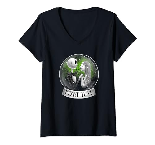 T-shirt col V Disney The Nightmare Before Christmas femme Snow Globe