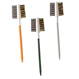 Photo Gallery zunoxaz 3 pezzi spazzole doppia punta per pulizia piano cottura gas acciaio inossidabile e plastica manico ergonomico antiscivolo per angoli e crepe utensili cucina resistenti e facili da Photo Gallery zunoxaz 3 pezzi spazzole doppia punta per pulizia piano cottura gas acciaio inossidabile e plastica manico ergonomico antiscivolo per angoli e crepe utensili cucina resistenti e facili da