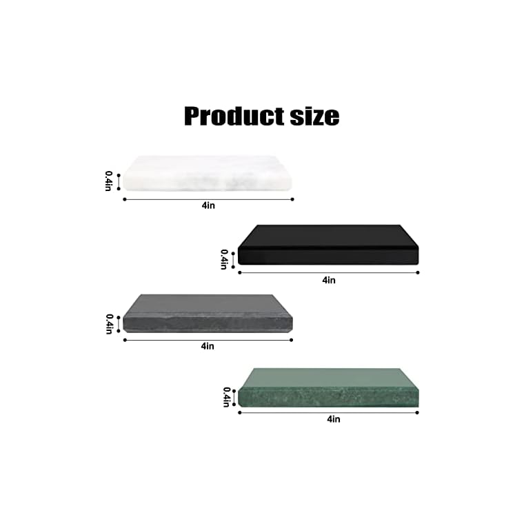 TransMarble Square Coasters Set of 4pcs for Drinks with Metal Holder-Made of Selected Natural Marble as Luxury Home Decor Items (Emerald Green) - Image 4