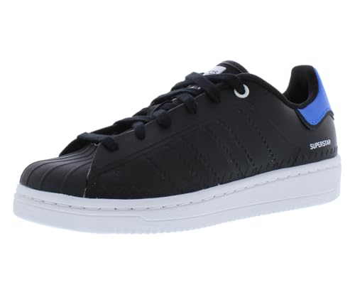 Image of adidas Superstar OT Tech Mens Shoes Size 5, Color: Core Black /Cloud White /Blue Bird