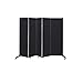 Screenflex BFSL685-BB Light Duty Portable Room Divider, 5 Panels