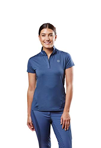 Dunlin Glencoe S/S Performance Top (Large, Indigo)