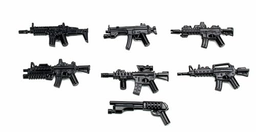 Custom Collectible Modern Combat Weapons Pack (P16) Designed for Brick Minifigures