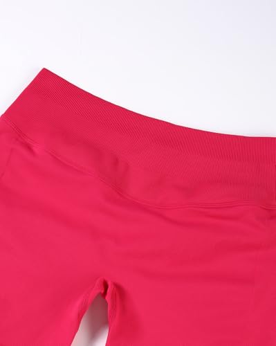 Image of AUROLA Influence Workout Shorts for Women,2.5 3.5 4.5 5.5 6.5 No Roll Up Squat Proof Scrunch Seamless Compression Gym Short