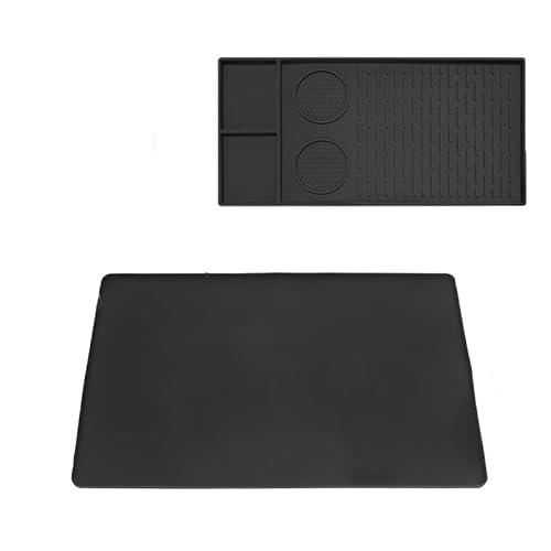 MOCETY Silicone Coffee Mat with Convex Edge