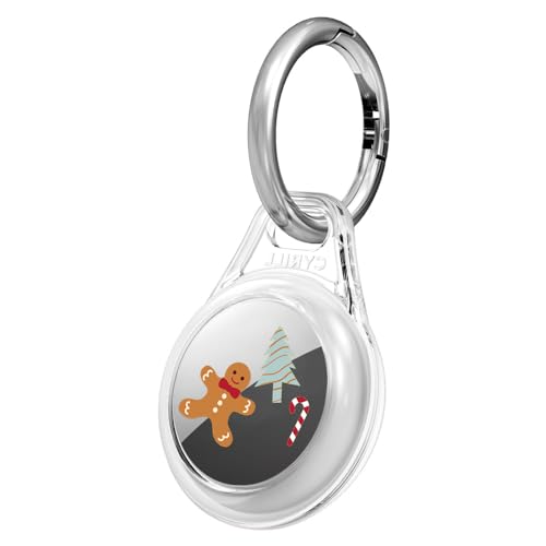 Image of CYRILL Shine with Key Ring Designed for AirTag Case (2021) - Parent, Crystal Clear Gingerbread
