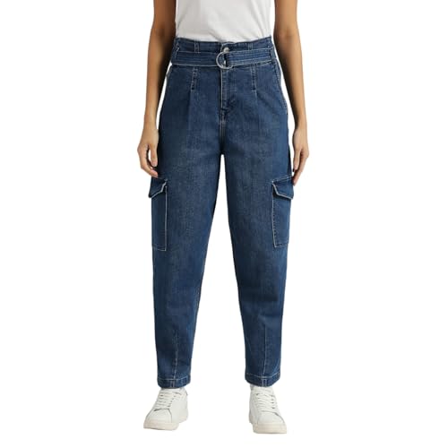 Image of Pepe Jeans Women's Mid Rise Tapered Jeans