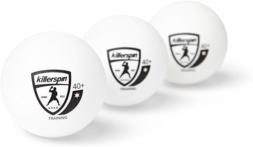 Killerspin 1-Star 40+ Table Tennis Balls, 25-Pack - White | Regulation Size 40mm | High-Performance ABS Training Balls for Enhanced Durability and Consistent Bounce - Thumbnail 5