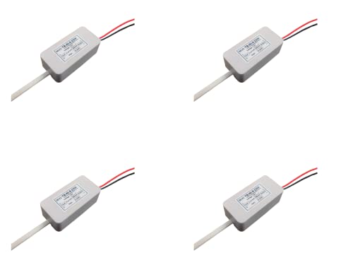 Image of TECHNOBEAM 8W To 22W-300mA BIS certified Non isolated Driver, Universal & Multipurpose LED Panel Light Driver for Surface Panel Light And Down light With (Red & Black Wire at Output, Pack of 4)