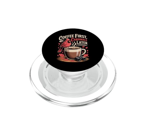 PopSockets PopGrip pour MagSafe oiseau cardinal rouge café accessoire support magnétique iphone