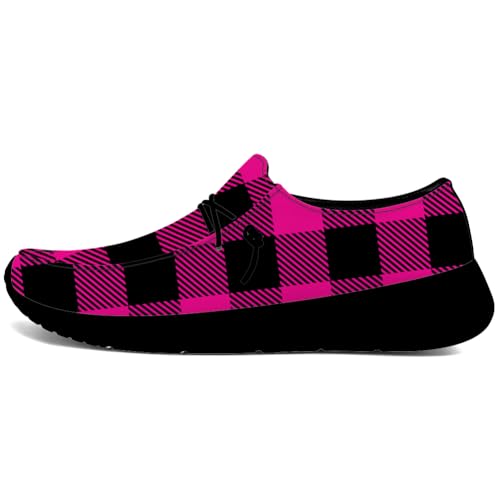 Quorax Loafers for Women Men Plaid Slip-on Shoes Casual Walking Shoes Gifts for Men Women2