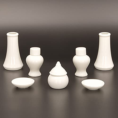 Amazon｜神棚の匠 神具7点セット 中 □ 皿2枚 / 水玉1個 / 瓶子2個