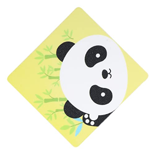 PRETYZOOM 6Pcs Slip Bathtub Stickers Self Adhesive Decals for Safe Bathing Cute Panda Design Peva for Home Use for Families Prevents Slipping Showers