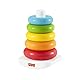 Fisher-Price Rock-a-Stack Eco Ringturm | Babyspielzeug ab 6 Monate | Steckturm & Stapelringe | Baby-Stapelring & Ringpyramide | Baby-Geschenk | Stapelturm ab 1 Jahr | Pyramide Baby Spielzeug, GRF09