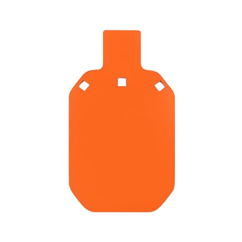 Bayisam 7"*12" AR500 Steel Targets for Shooting, 1/2" Thick Gong Silhouette Metal Target, Laser Cut Neon Orange - Suitable for Pistol/Rifle Firearm Training, for Shooting Enthusiasts by bayisam - Used condition - US$32.29