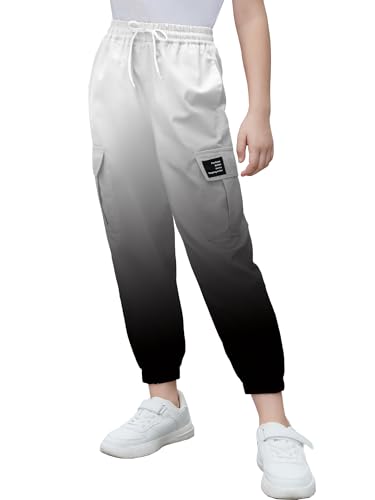 Image of Cromoncent Girls & Womens Camo Print Cargo Pants Outdoor Lightweight Jogger Baggy Pants, 6 Years - XX-Large
