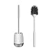 Produktbild PowerDoF Toilettenbürste, TPR Toilettenbürste und selbstflüchtiger Halter Weichfell Silikon Wand-Toilettenreinigungsbürste für Badezimmer