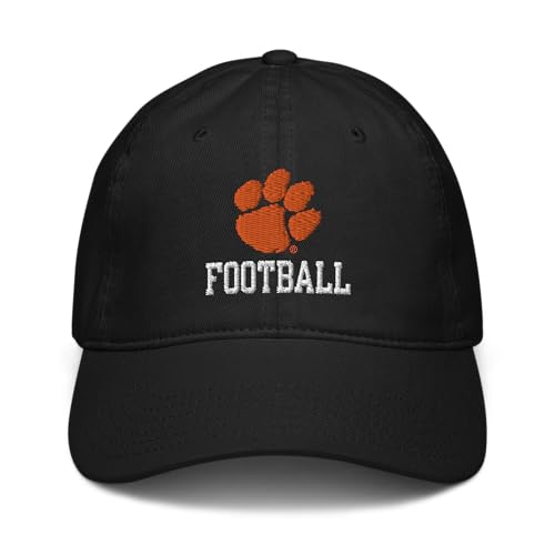Gorra ajustable oficial Clemson Tigers algodón negro miniatura 2