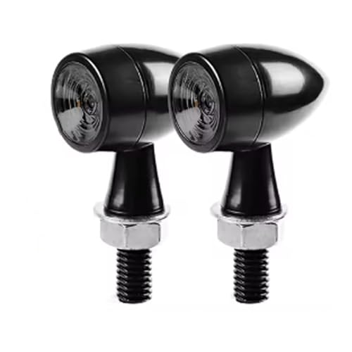 Indicateurs moto LED 12V puissants avec fixation universelle 8mm