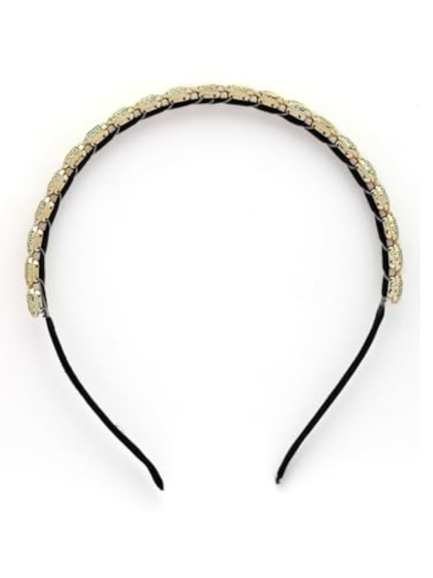 Stone Metal Hairband Headband, Elegant Accessory