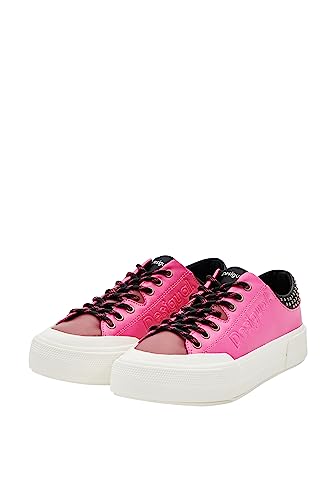 Desigual Floral Platform Sneakers4