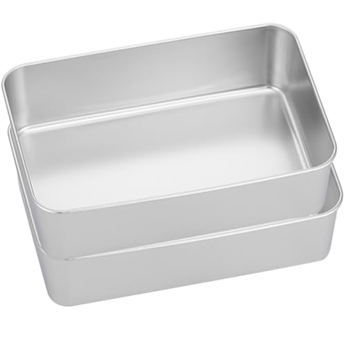 WESIEVYA �X�e�����X���m���X�e�B�b�N�x�[�L���O�p��2�Z�b�g �����`�^�C�v 13.5×10.5×5.5cm �ƒ�⃌�X�g�����L�b�`���g����g�[�X�^�[�I�[�u���Ή��p���Ă��^