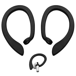 2 Stück Silikon Anti-Verlust-Ohrbügel für AirPods Bluetooth-Kopfhörer, Earhooks für Apple-Kopfhörer, Anti-Verlus...