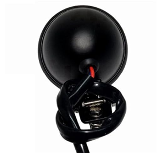 Luz trasera de freno 12V con 5 luces LED rojas y carcasa negra regulable para moto Chopper 2