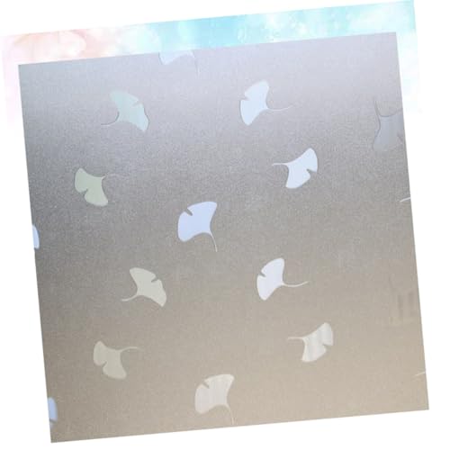 Película Electroestática Frosted para Ventana Diseño Hojas Ginkgo miniatura 7
