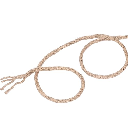 Corda de Juta, 50 M de Comprimento, 5 Mm de Diâmetro, para Artesanato, Corda de Juta, Corte Fácil, D