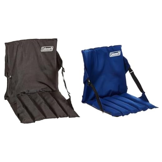 Coleman Stadium Seat and Portable Cushion Bundle