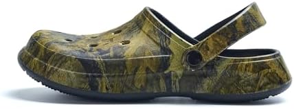 Camo Clogs for Men Camp Clogs Slip On Garden Shoes Sandals