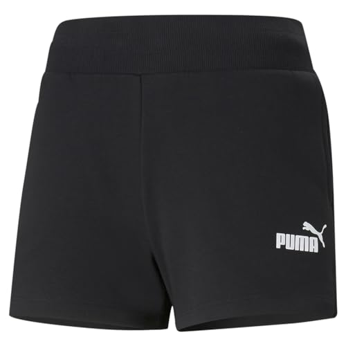PUMA Women's Essentials 4" Sweat Shorts Black, S