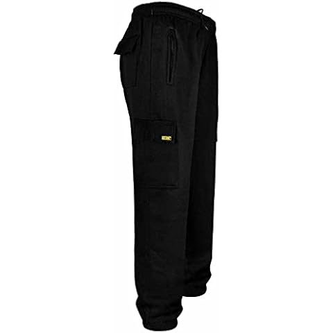 SITE KING Cargo Combat Work Tracksuit Bottoms Cover