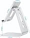 OMOTON Adjustable Tablet Stand for Desk, Upgraded Longer Arms for Greater Stability, T2 Tablet Holder with Hollow Design for Bigger Sized Phones and Tablets Such as iPad Pro/Air/Mini, Silver